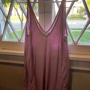 Free People Beach Clovers Mini Dress Pink Small